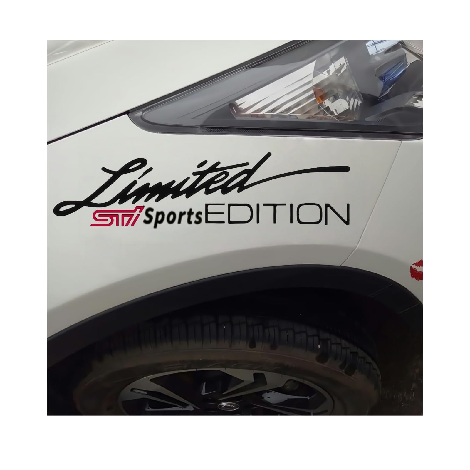 

AWX STI Car Headlight Eyebrow Hood Emblem UV Easy Vehicle Decoration for Subaru Sticker, 1-Piece Sticker, Decal, Waterproof, Protection, Application, чёрный