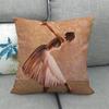 Elegant And Charismatic Dancer Series Digital Printing Short Plush Pillow Covers For Car Sofa Office Cushion Cover Home Goods