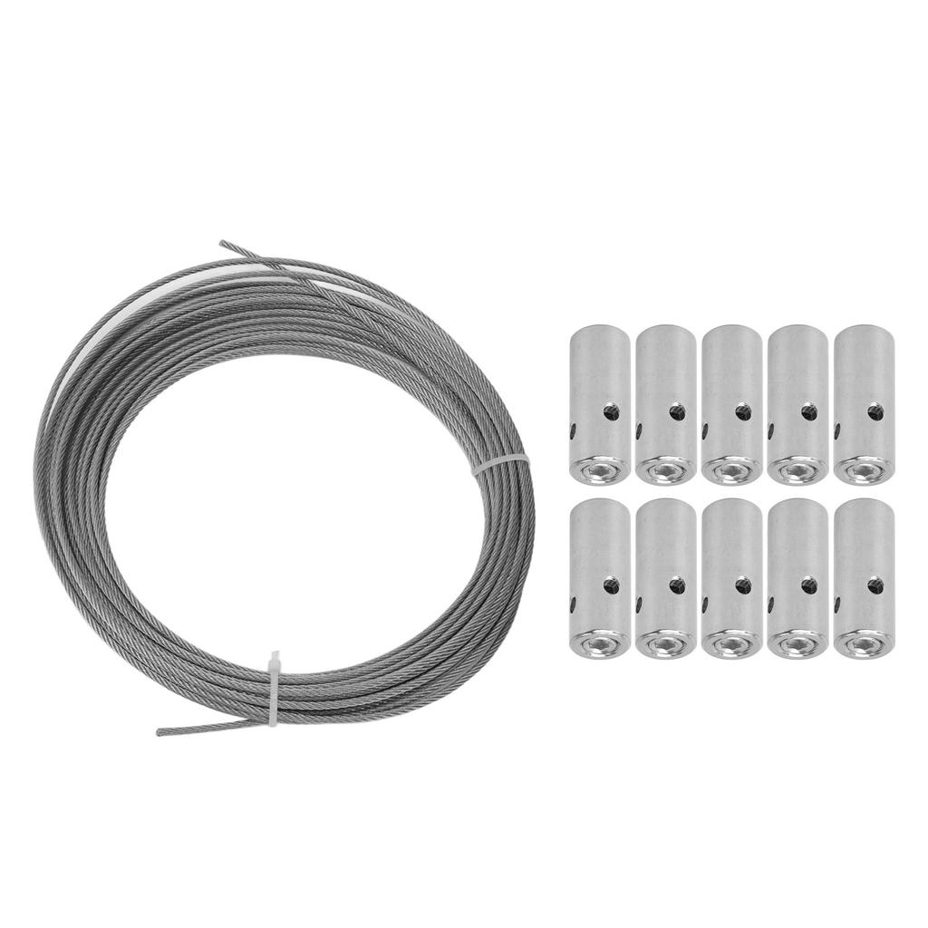 Wire Trellis for Climbing Plants Outdoor Stainless Steel Fastener Green Wall Trellis Kit Cross