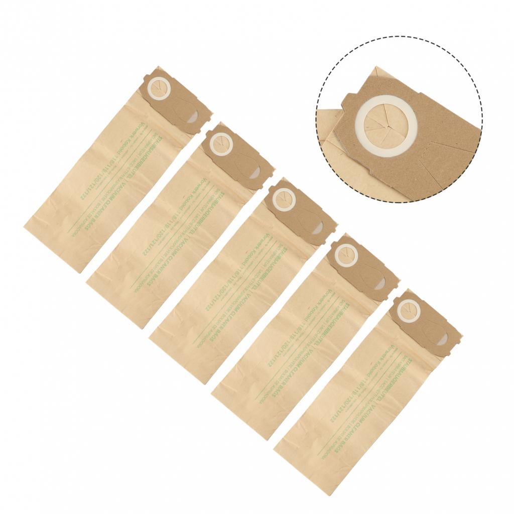 5x Vacuum Cleaner Bag For 118, VK 119, VK 120, VK 121, VK 122