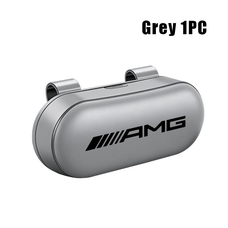 

For AMG Car Visor Sunglasses Glasses Case Glasses Holder Clip Box Mercedes Benz Exclusive C200 C260 C300 W202 W203 W204 W205 GLC