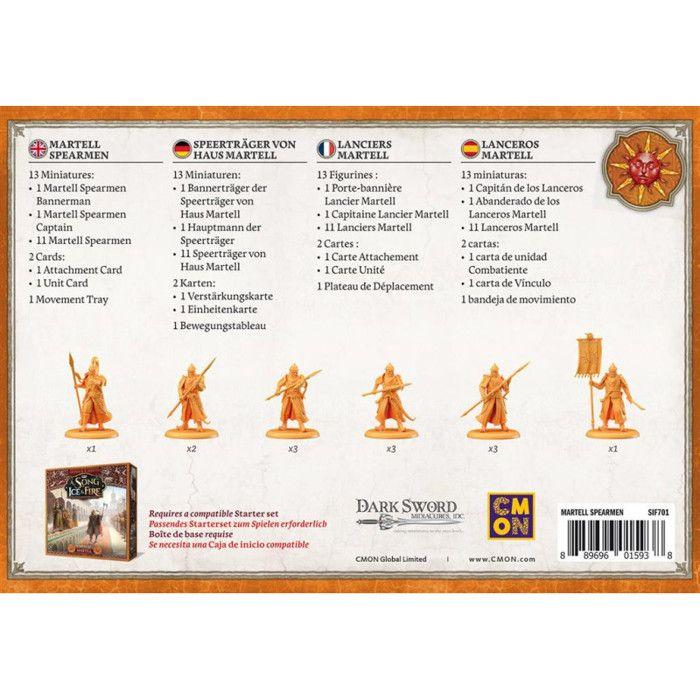 Jeu de figurines - extension lanciers martell - 13 figurines - armure légère - à partir de 14 ans