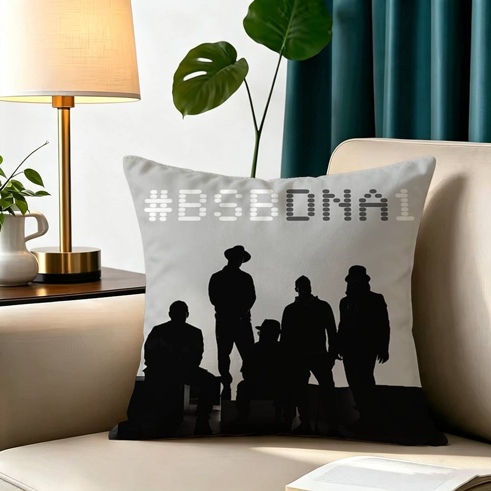 BSB B-Backstreet Boys Square Double-Sided printed Pillow Case Bedroom Bedside Pillow Sofa Cushion Cover