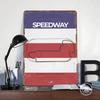Speedway Circuit Tinplate Poster Customized Wall Art Vintage Retro Metal Signs for Decoration Living Room Decor Men Wand Deko