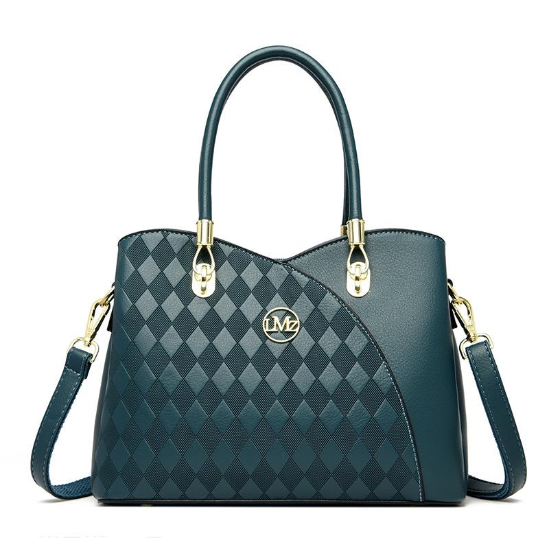 Spring and Summer Handbag Women's 2025 New Fashion Light Luxury Large Capacity Shoulder Crossbody Bag Ladies Mom Middle-Aged Women's Bag