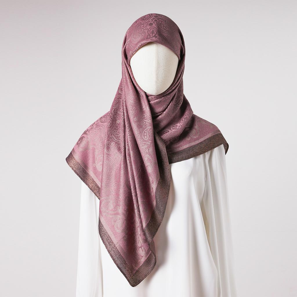 New Fashion High Quality Wrap Floral Printed Chiffon Scarf For Muslim Womem Square Hijab Fashion Ladies Elegant Scarves Wraps