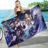 Honkai Star Rail Anmie Beach Towel Colorful Bath Towels For Girl Microfiber Quick Dry Custom Sand Free Beach Yoga Spa Gym Pool