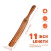 Wooden Stir Stick Narrow Jar Scraper Portable Bread Whisk Spatula Thin Paddle Stir Stick Utensil for Cooking Stirring Mixing