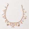 Versatile Seashells Starfish Key Ring Accessory Elegant Bag Pendant Lightweight Decoration For Handbags Or Keys