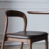 Nordic Household Solid Wood Dining Chair Study Designer Minimalist Back Chair Conference Chair Retro Coffee Chair