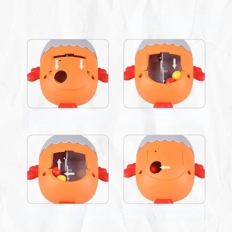 Children Montessori Toy Cartoon Chicken Shooting Machine Penguin Football Machine Finger Catapult Education Toys Gifts for Kids