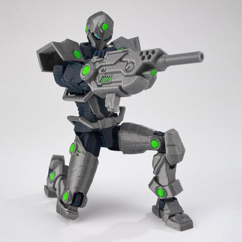 In Stock 3D Printed Invincible Toys Action Figures T13 Dummy 13 Superheroes Multi-Jointed Movable Shapeshift Toy Technology Jack