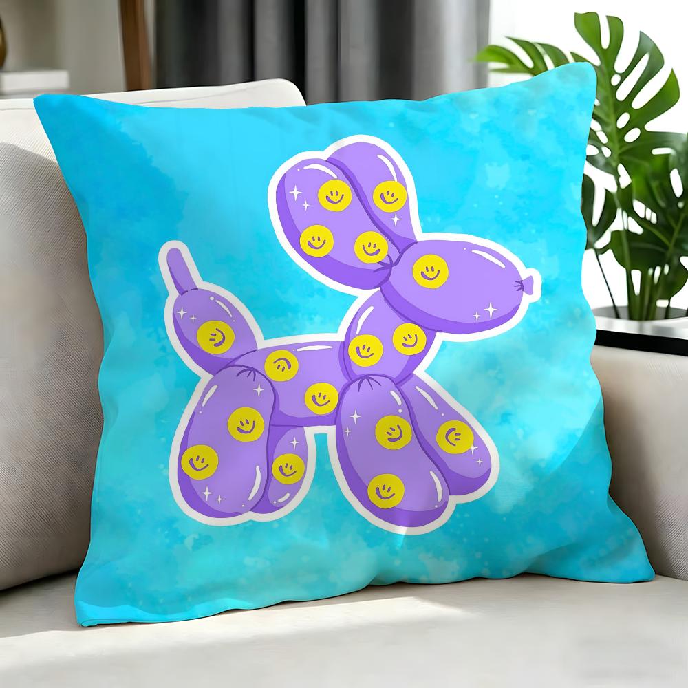 Cartoon BBalloon Dog Cushion Cover Cushion Cover Set Pcs x x x Pillowcase Decorative Sofa Home Decor