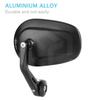 Motorcycle Bar End Mirrors Retro Large mirror surface For DUCATI Scrambler / Nightshift / Icon / Desert Sled / Aluminum alloy
