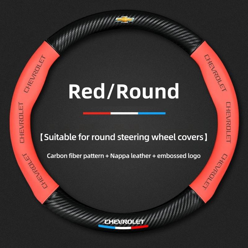 Car Steering Wheel Cover For Chevrolet Aveo Bolt Onix Cruze Spark Cavalier Colorado Lacetti Trailblazer Silverado Tahoe Traverse