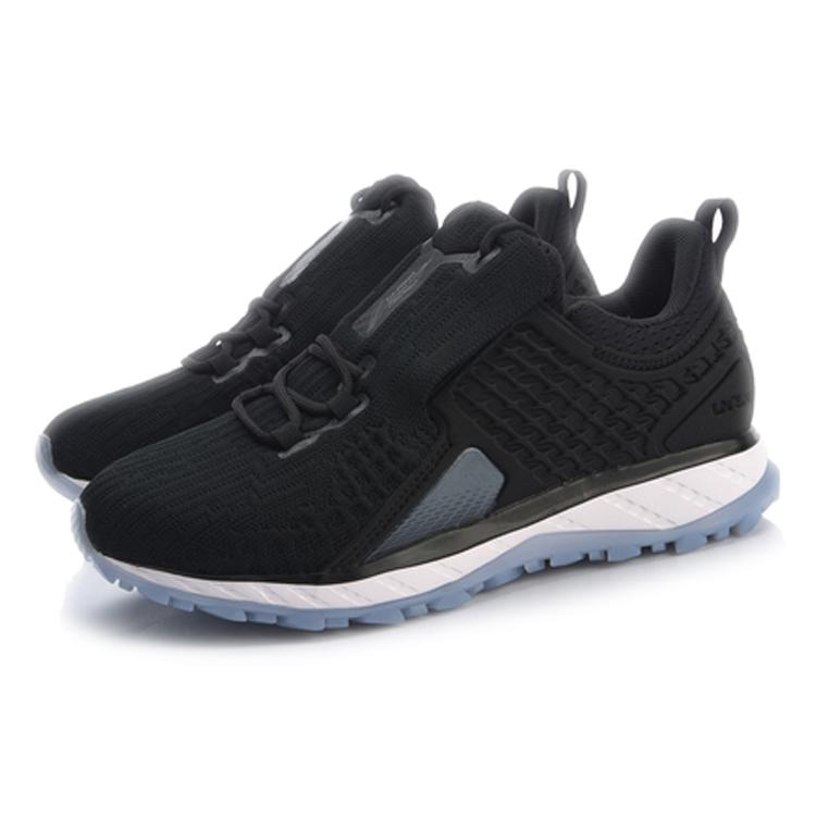 Li Ning Cloud Shield 2018 Water repellent Cushioning Rebound Low top Running Shoes Women's Standard Black ARHN094-1