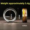 1pc Exquisite Ratchet Magnetic EDC Fidget Ring Toy Ultra Thin Ring Aluminum Fashion Jewelry Stress Relief Toy for Adult Gifts