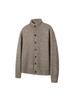 Cleanfit Retro Old Money Style Loose Fit Men's Cardigan - Korean Stand Collar Knitwear for Autumn/Winter