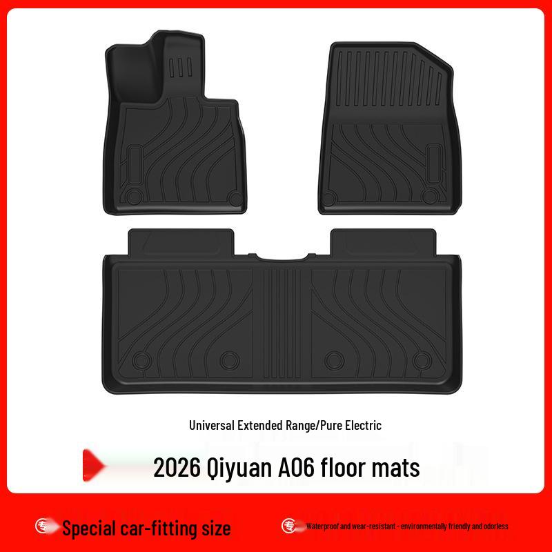 2023 Changan Qiyuan A06 Car TPE Eco-Friendly Floor & Waterproof Trunk Mats - Galaxy Carpet Design