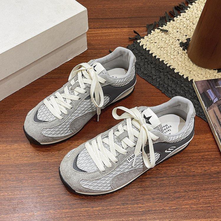 

[youshilai] Flat casual shoes women s shoes 2025 autumn new sports jogging shoes outdoor white shoes 40