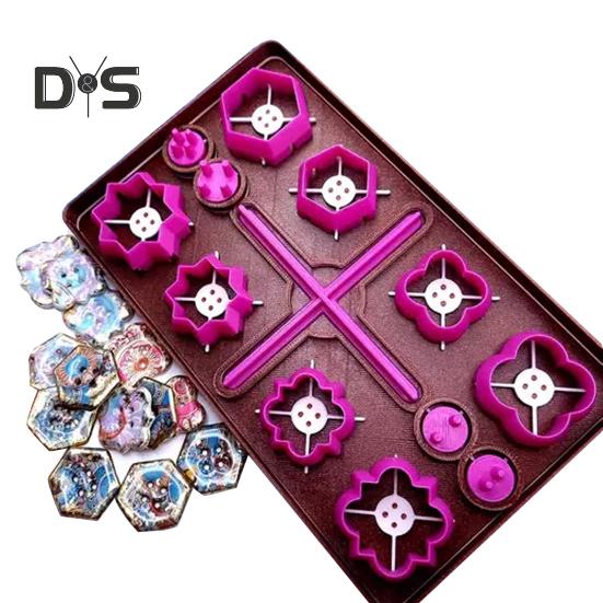 

Набор инструментов для пуговиц Набор для самостоятельного изготовления глиняных пуговиц Инструмент для изготовления пуговиц с резаками Набор для изготовления пуговиц для любителей рукоделия B