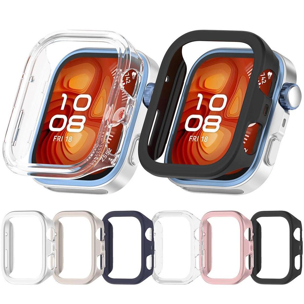 PC Hard Case for Huawei Watch Fit 4/4 Pro Shockproof Bumper Shell Protective Covers for Huawei Fit4 Hollow Out Case Accessories