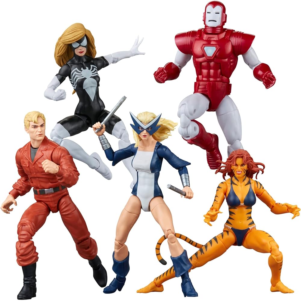 

[Ексклюзивно для Amazon.co.jp] Hasbro Marvel Legends Series MARVEL West Coast Avengers Колекція, Набір з 5 6-дюймових (15 см) Фігурки персонажів на основі коміксу
