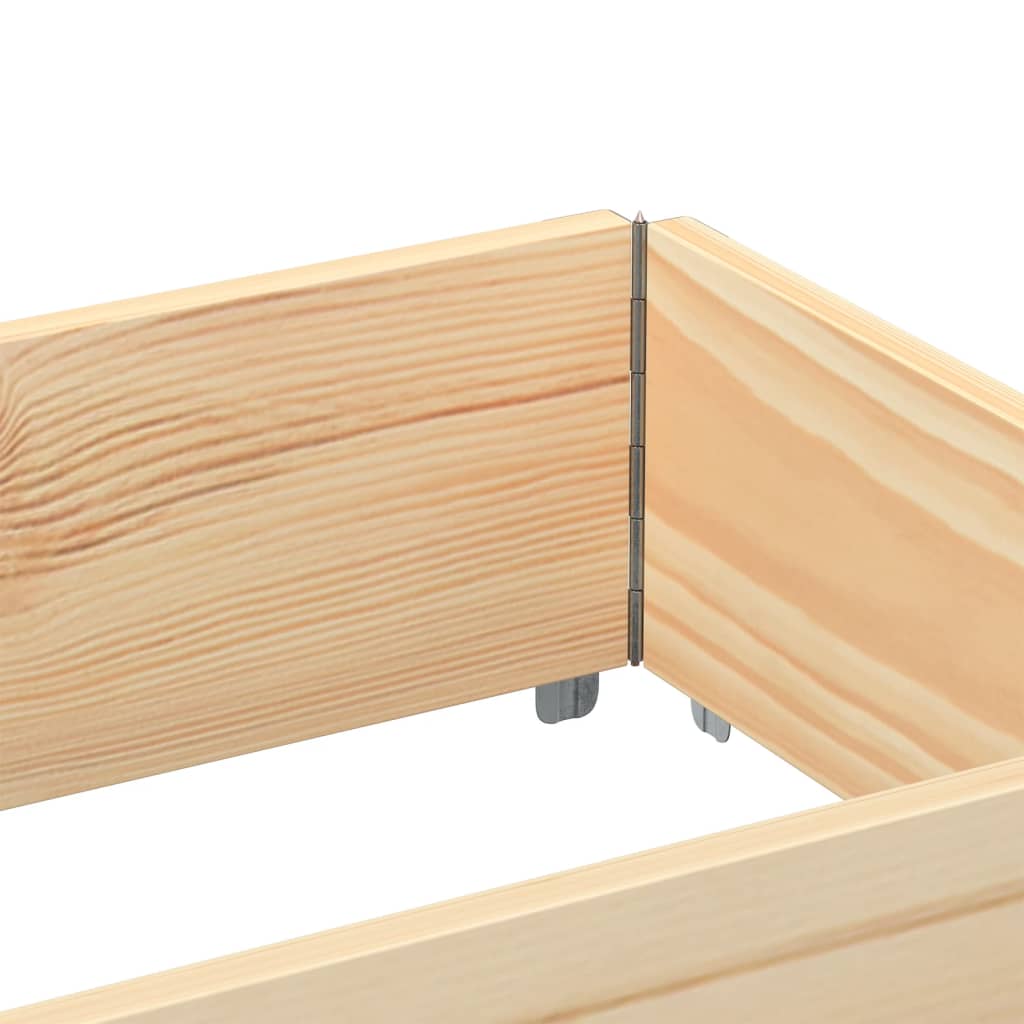 Pallet Frame Kit 3 pcs 150 x 50 cm Solid Pine Wood