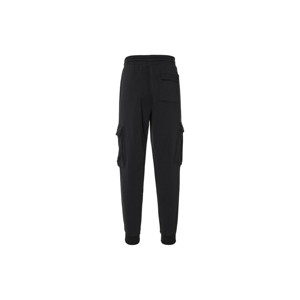 Converse Star Chevron EMB Cargo Pants Men's Black Thickened And Fleece Lined 10017878-A01