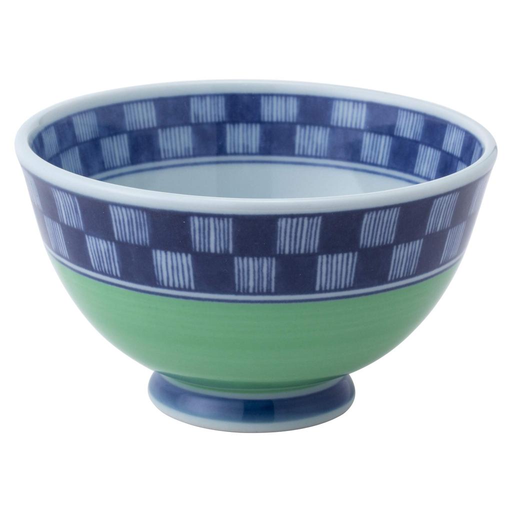 Saikai Pottery Hasami Ware Dyeing and Nishikie Pattern Lightweight Rice Bowls Set of 5 52642