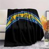 Los Angeles Chargers  Print Flannel Blanket, High quality Comfortable for All Seasons, Home Decor, Warmth and Comfort