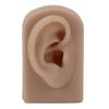 Silicone Ear Model Soft Flexible Right Ear Reusable Human Ear Model for Ear Piercing Training And Ea