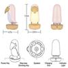 Bluetooth Speaker Desk Lamp USB Charging Night Light Dimming Atmosphere Light-Pink