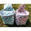 2 Coffret fête des mères - Sac lingettes, étui transport lingettes, coussin cœur fil aluminium