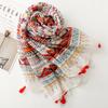 Luxury Bohemian Styles Women Viscose Scarf Summer Beach Shawl Cotton Linen Feeling Tassel Pashmina Muslim Hijab Wrap Turban