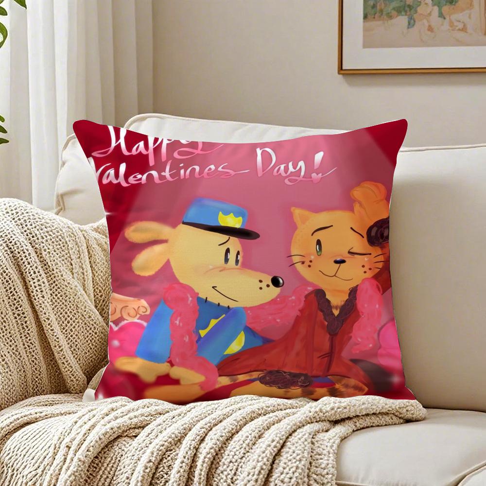 Funny Heroic American Comic DDogman Cushion Cover Pillowcase Antidustmite living Room Sofa Decor Cushion Room