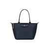 Le Pliage City Rindsleder Tragbare Umhängetasche, Schultertasche Damen Marineblau