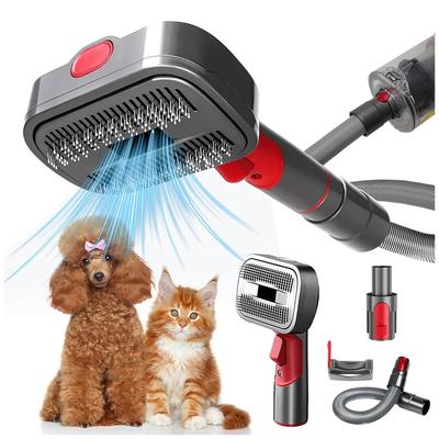 Hundepflegeset für Dyson Staubsauger V7 V8 V10 V11 V12 V15, Hundepflegebürstenaufsatz, Hundehaarpflege-Werkzeuge