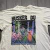VTG Husker Du Band Warehouse Heavy Cotton White T Shirt All Size TR791