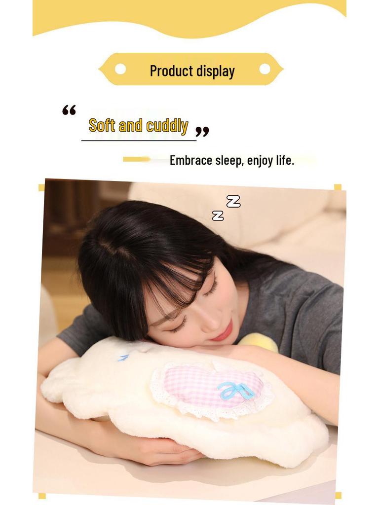 Cartoon Dumpling Pluche Kussen - Schattige, Grappige Voedsel Simulatie Pop voor Slapen en Comfort