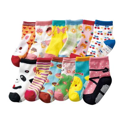 12 paare/los 0-3 jahre Rutschfeste Babysocken Säuglingssocken Kleinkindsocken Kinderbekleidung