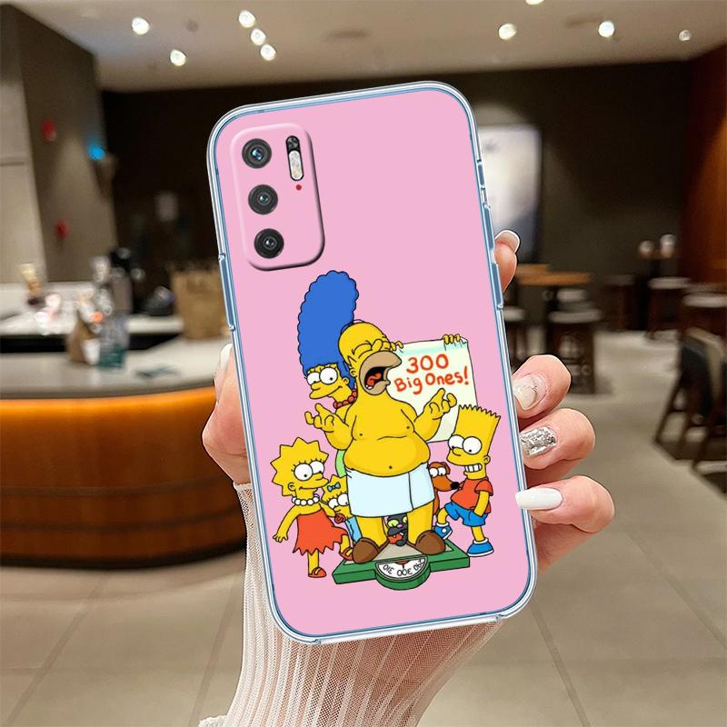 

UP45 S-Simpsons Transparent Phone Case for Motorola Moto G7 G8 G9 G84 G85 G73 G24 G15 Z2 Play Power Plus Motorola Moto G24