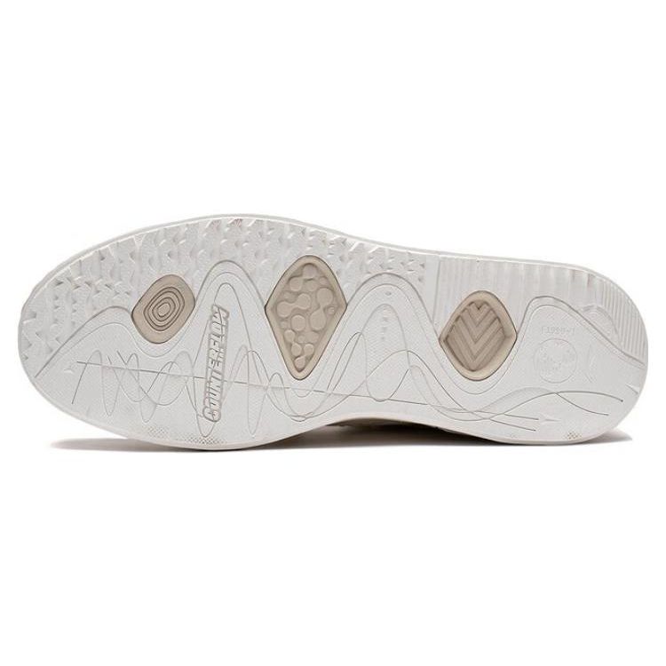 Li Ning CF Su Series Flash Star Non-Slip Wear-Resistant Low-Top Skate Shoes Men Skate Shoes Off-White AGLT087-1