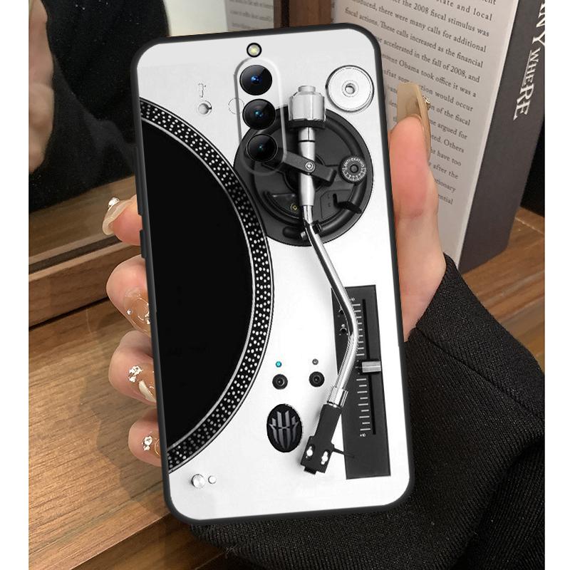 Vinyl DJ Record Art Case For Nubia Red Magic 8S 9S Pro Plus 6S 7S 6 7 Pro 6R 5G RedMagic 9 8 10 Pro Plus Coque