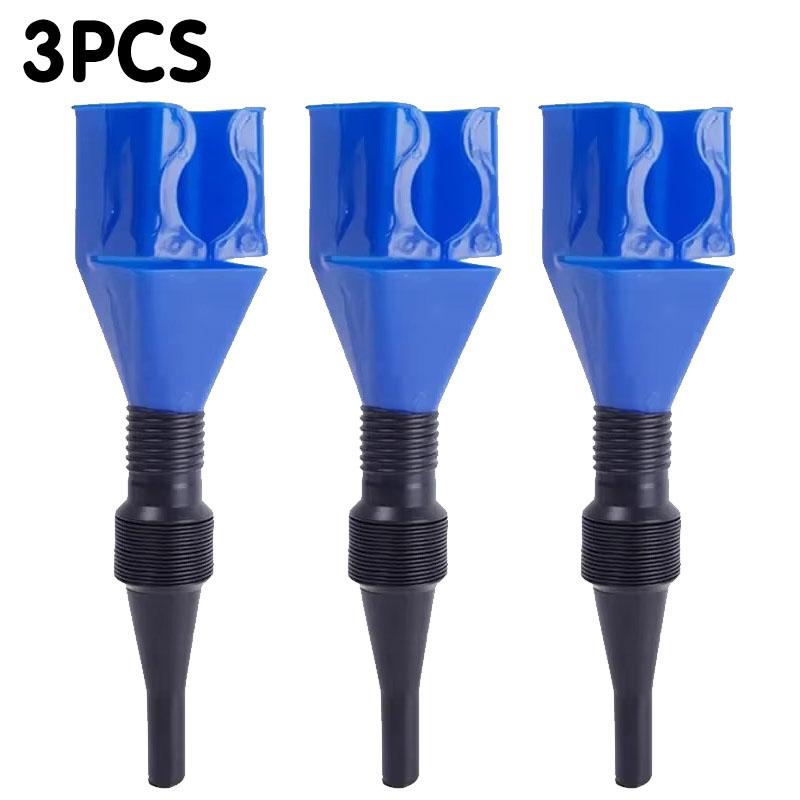 1-8Pcs Car Refueling Funnel, Gasoline Folding Engine Oil Funnel Tool, Plastic Funnel, Car Motorcycle Refueling Tool, Auto Parts