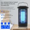 Black Indoor High-voltage Portable ABS Flame-retardant Material Mosquito Killer 360 ° Mosquito Trap Lamp Electric Mosquito Repellent Lamp