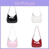 Fashionable Pu Leather Shoulder Bag For Women Available In Black White Pink Red Silver