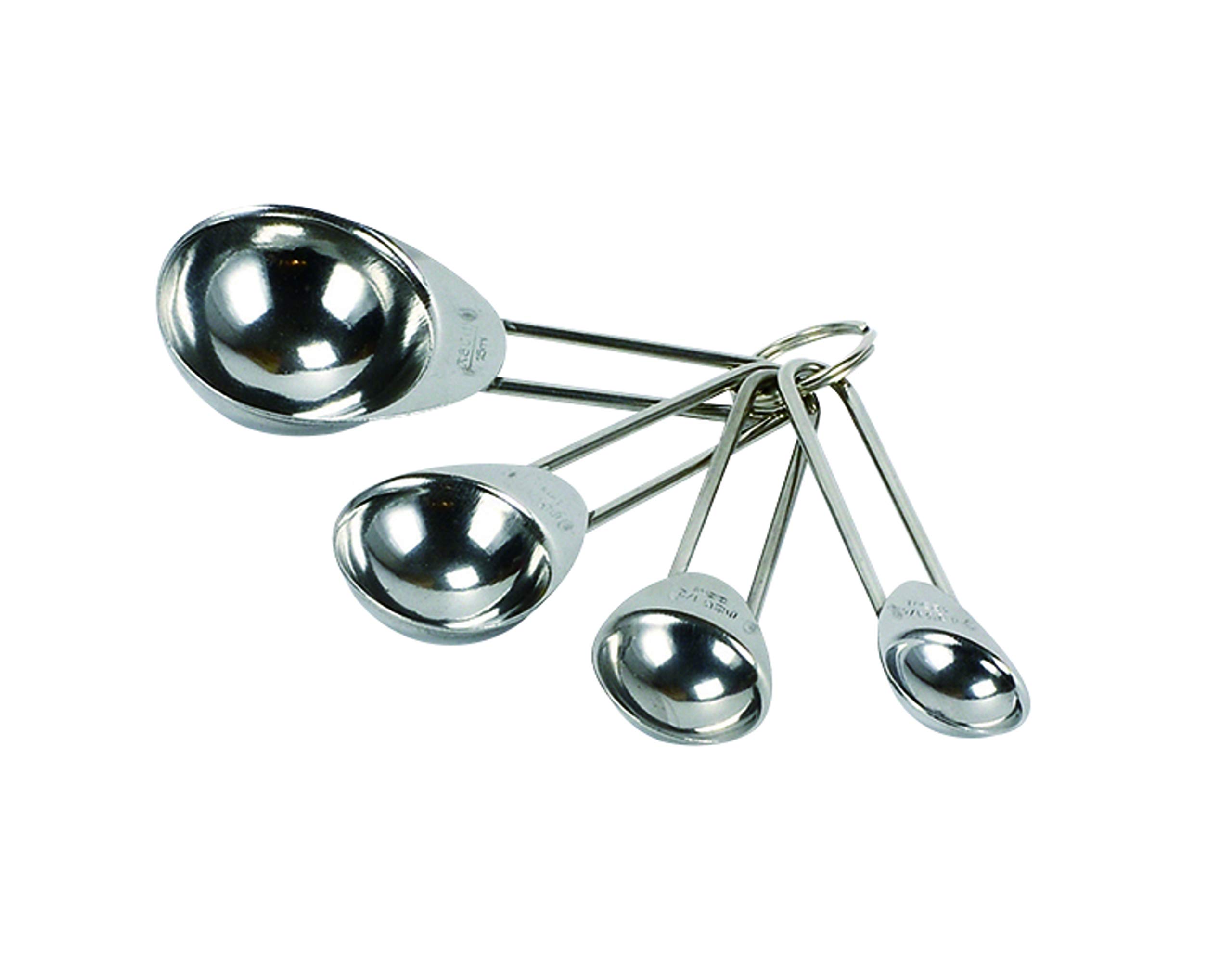 Pearl Metal HAKARI Stainless Steel Compact Measuring Set of Spoons, 4, CC-1522