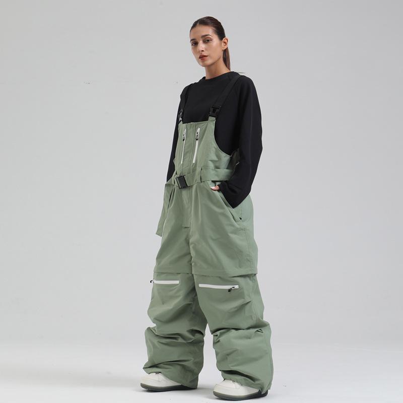 Pánské a dámské profesionální volné větruodolné lyžařské kalhoty