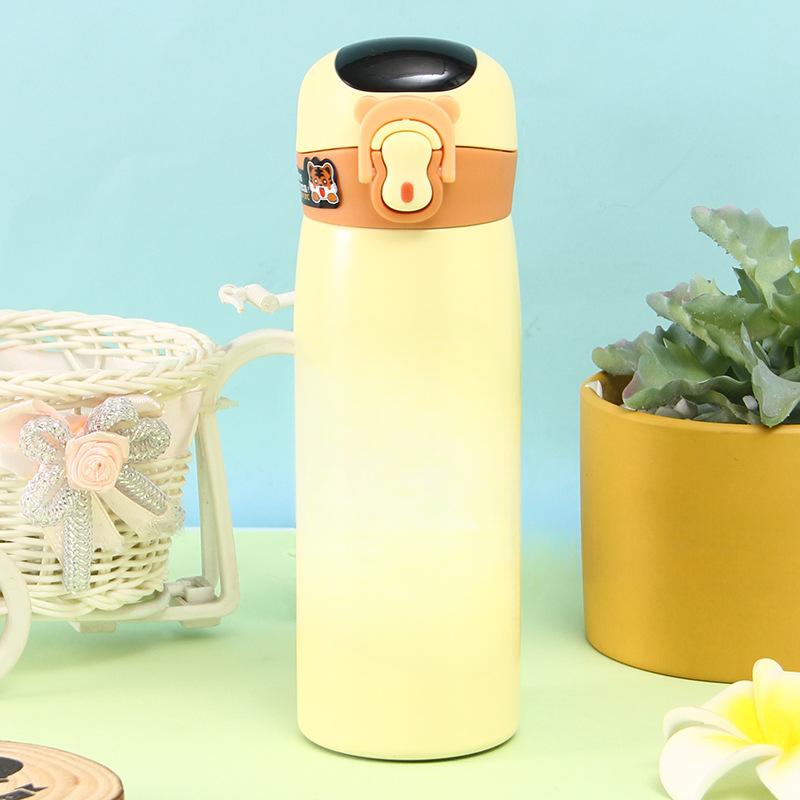 

Нержавеющая сталь 316, мультяшная чашка-горох, студенческий портативный интеллектуальный термос, прекрасная вакуумная прыгающая чашка с температурой 450ml